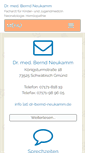 Mobile Screenshot of dr-bernd-neukamm.de
